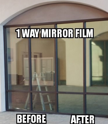 one-way mirror silver film